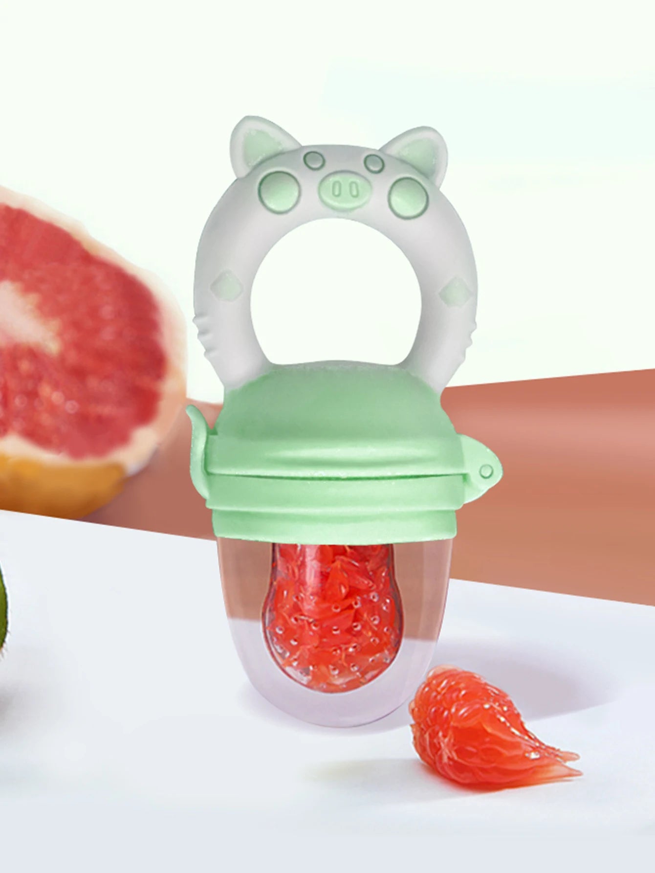1 Pcs Baby Fruit Feeder Newborn Pacifier Fruit Food Feeding Cute Shape Baby Reborn Silicone Pacifiers For Babies Baby Toys